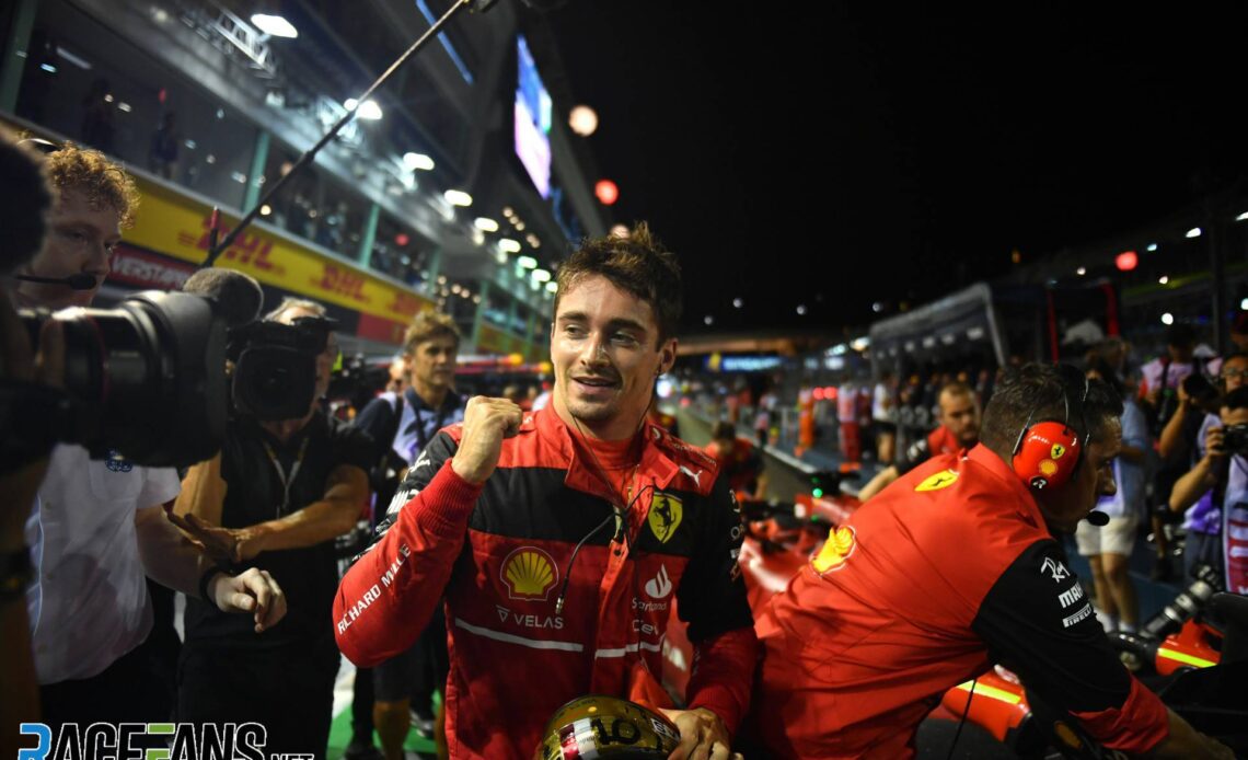 Charles Leclerc, Ferrari, Singapore, 2022