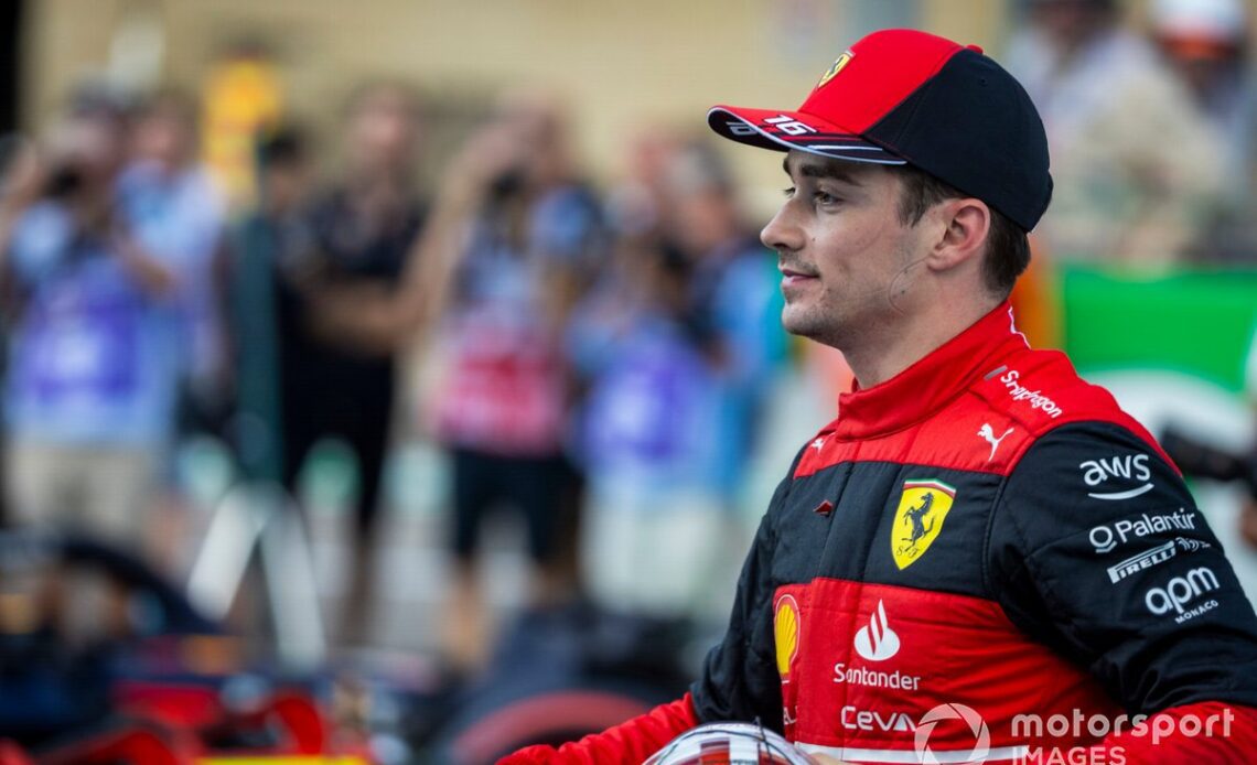 Charles Leclerc, Ferrari, after Qualifying