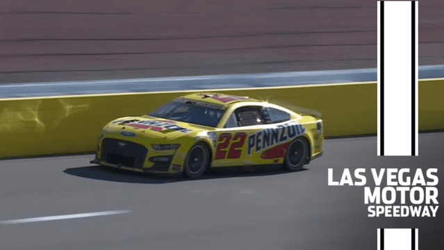 Logano catches Chastain late, wins at Las Vegas