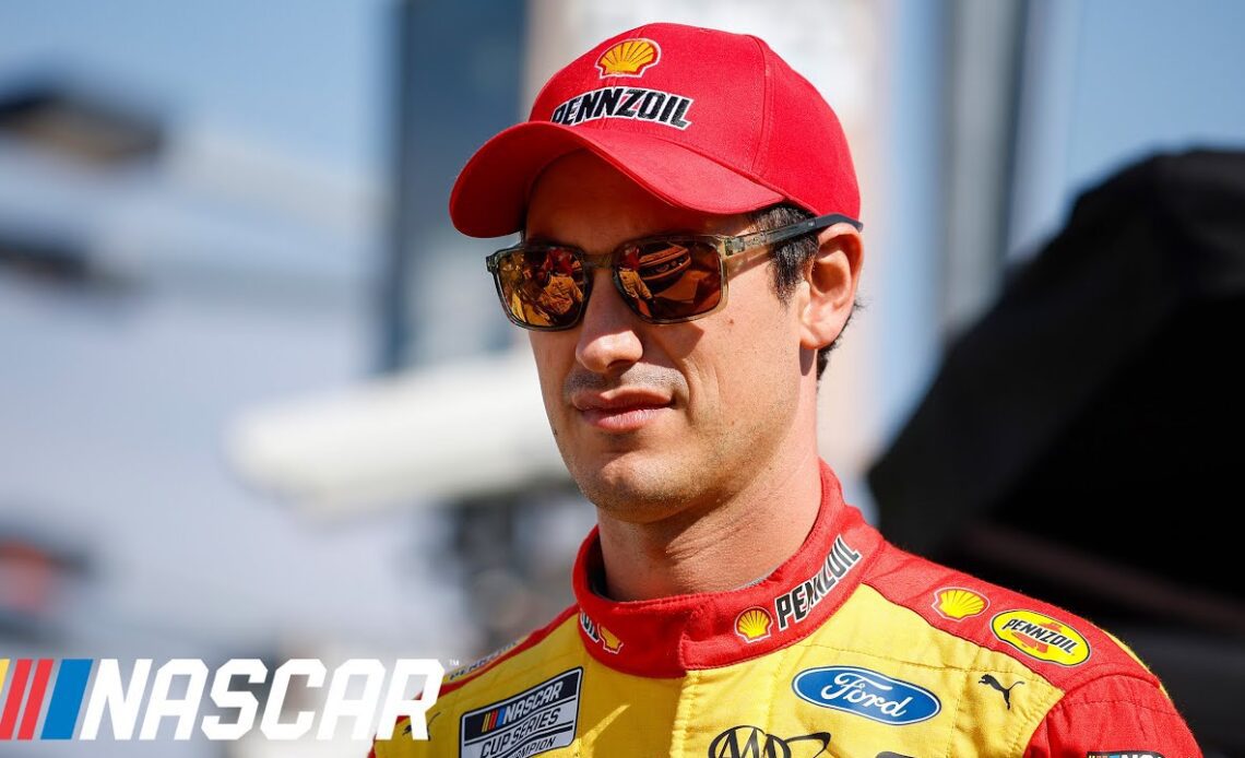 Logano lays down a heater, on pole for the Roval