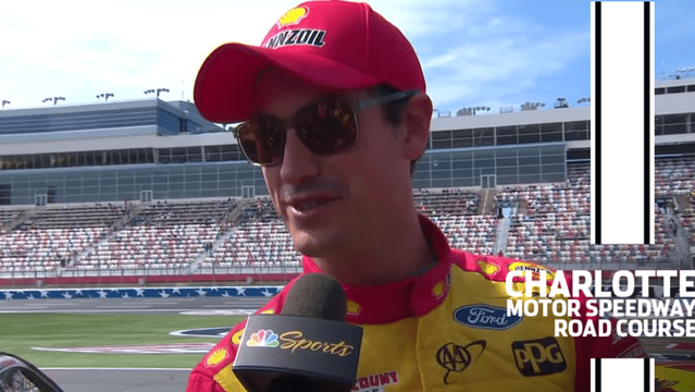 Logano reacts to 25th career NASCAR Cup Series pole