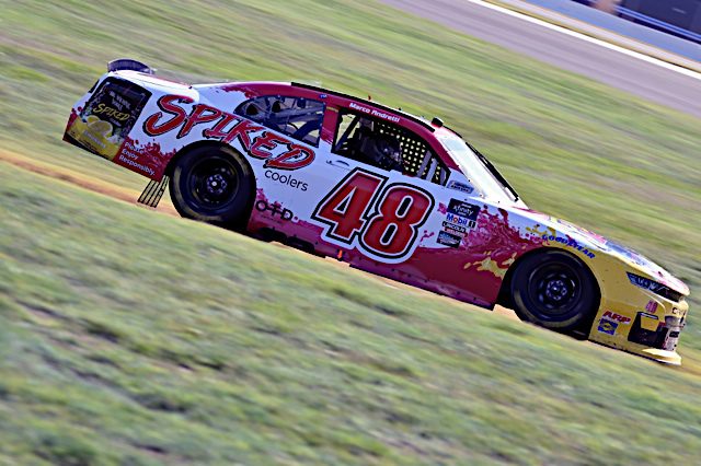 Marco Andretti traverses the infield at Charlotte Motor Speedway during the Drive for the Cure 250k, 10/8/2022 (Photo: Nigel Kinrade Photography)