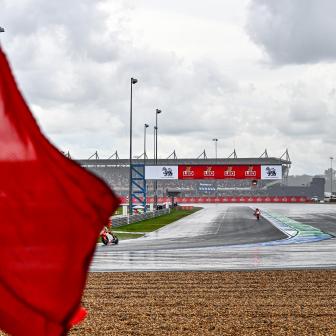 Marini talks MotoGP™'s potential 'red flag button'