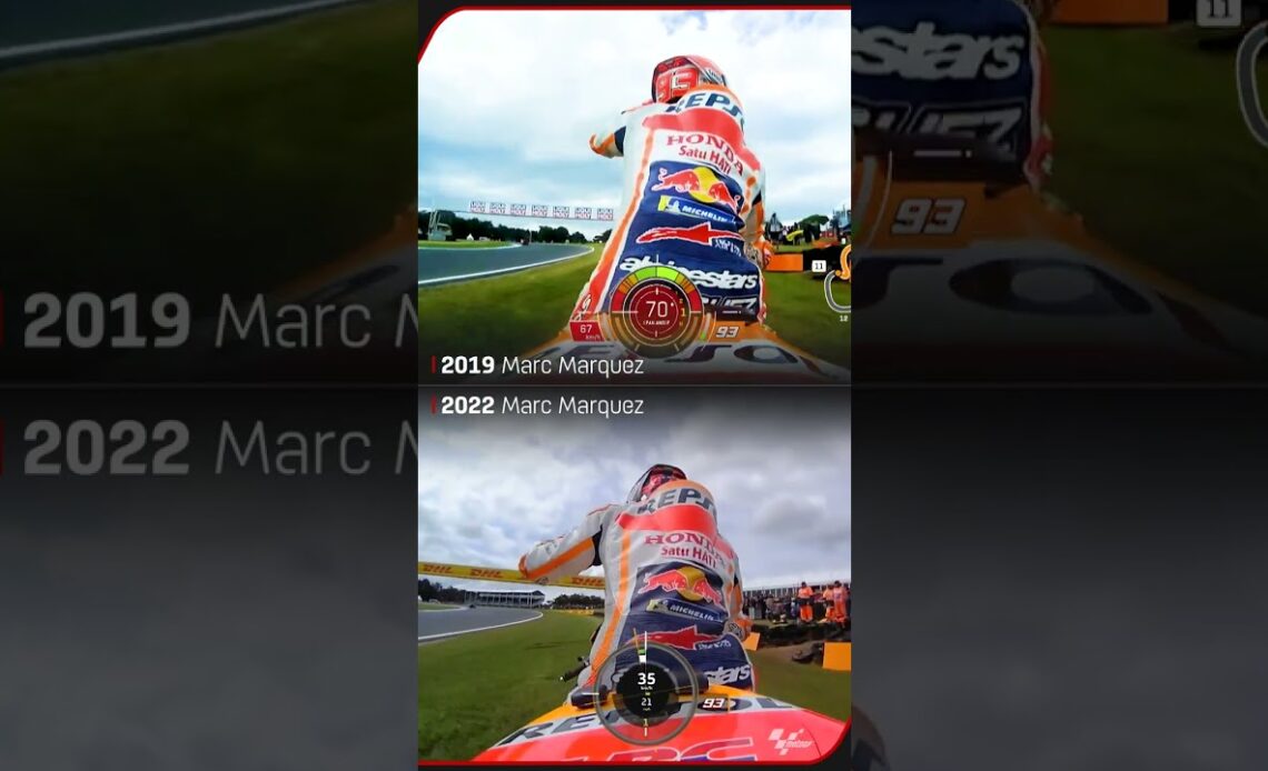 Marquez replicates his infamous 2019 save at Phillip Island 🤯 | 2022 #AustralianGP