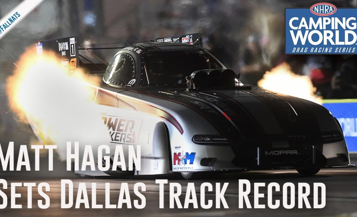 Matt Hagan sets Dallas track record