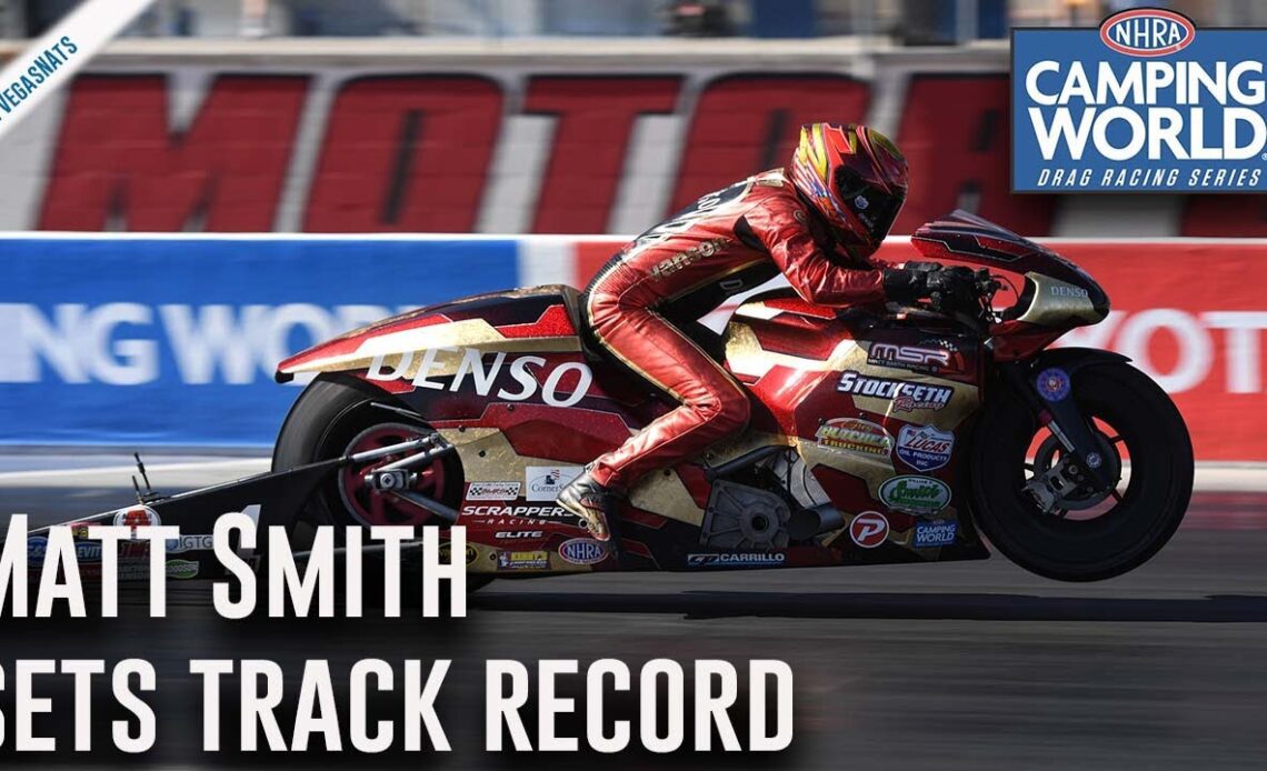 Matt Smith sets both ends of track record in Las Vegas