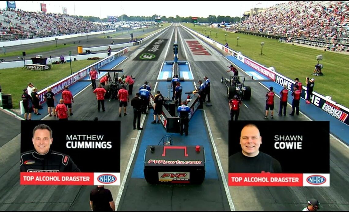 Matthew Cummings, Shawn Cowie, Top Alcohol Dragster, Qualifying Rnd2, Dodge Power Brokers, U S  Nati