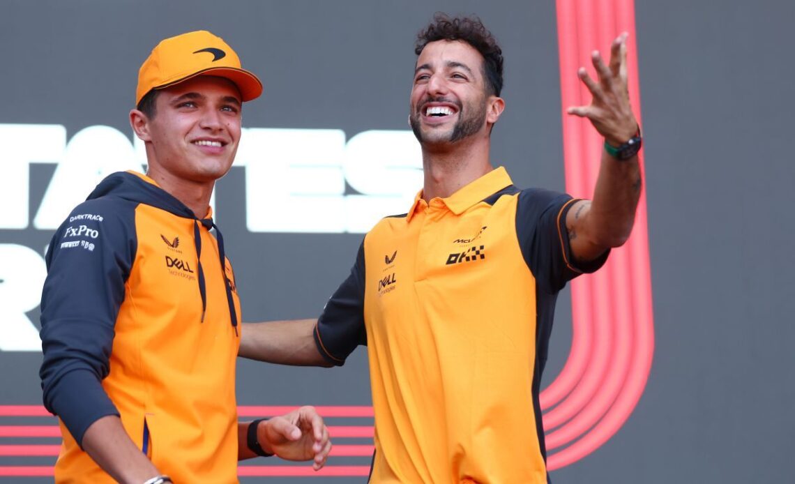 McLaren's Lando Norris annoyed at perception he and teammate Daniel Ricciardo don't get on