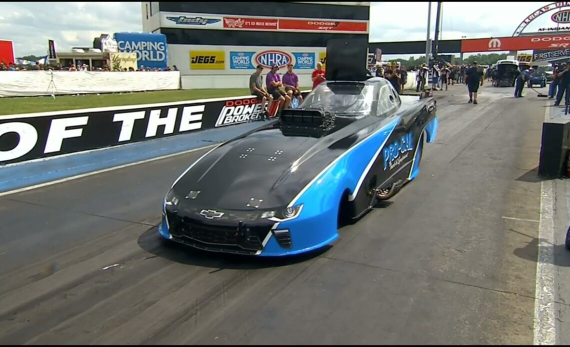 Mike Doushgounian, Bob McCosh, Top Alcohol Funny Car Eliminations Rnd1 Dodge Power Brokers, U S  Nat