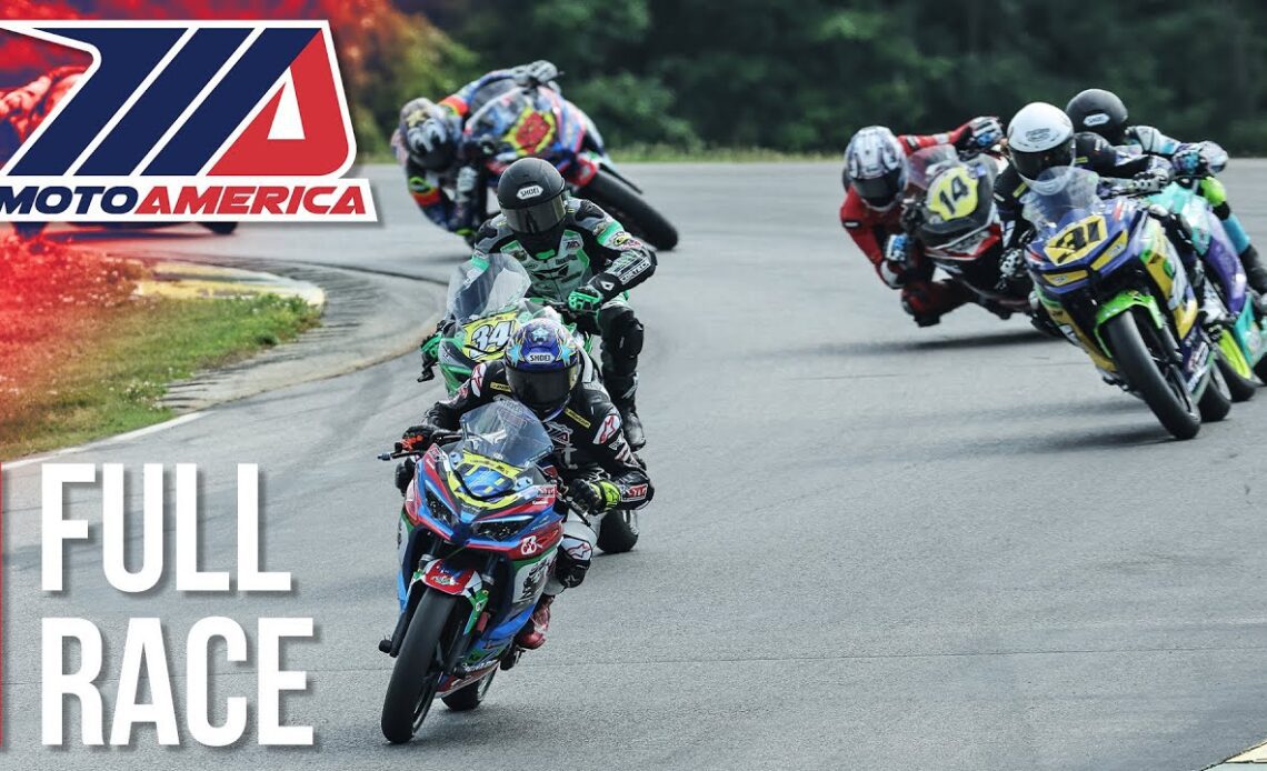 MotoAmerica SportbikeTrackGear Junior Cup Race 1 at VIR 2022