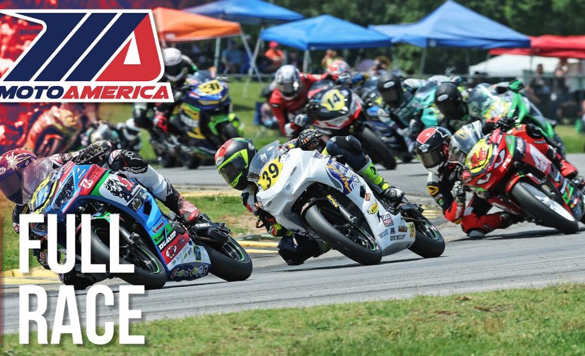 MotoAmerica SportbikeTrackGear Junior Cup Race 2 at VIR 2022