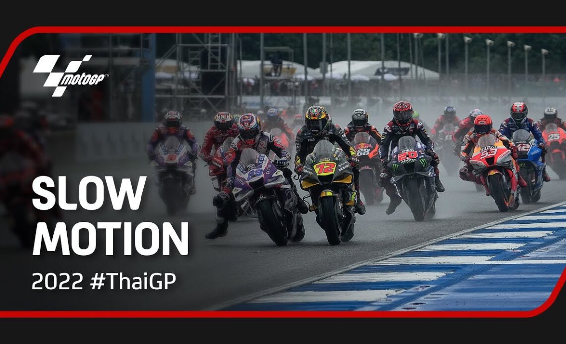 MotoGP™ in slow motion 🤩 | 2022 #ThaiGP