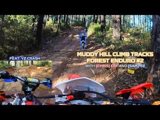 Muddy Hill Climb Tracks Forest Enduro #2 (YZ crash)