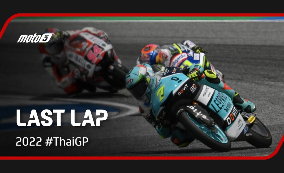 Nail-biting battles behind The Rocket ⚔️ | Moto3™ Last Lap 2022 #ThaiGP