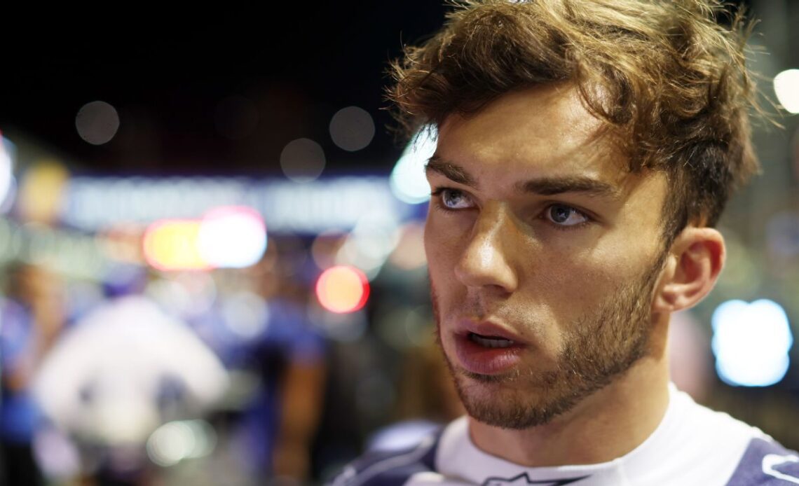 Pierre Gasly on crane incident