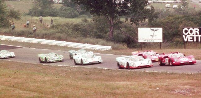 Porsche 917 and Ferrari 512 at the 1970 Watkins Glen Six Hours