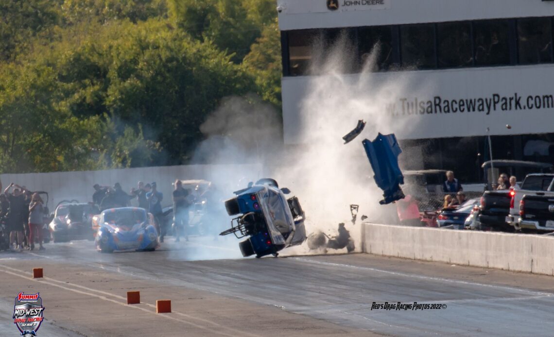 Pro Mod Racer Wayne Roberts' Violent Tulsa Crash