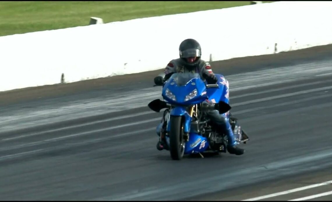 Randal Andras, Bob Malloy, Top Fuel Harley, Qualifying Rnd1, Dodge Power Brokers, U S  Nationals, Lu