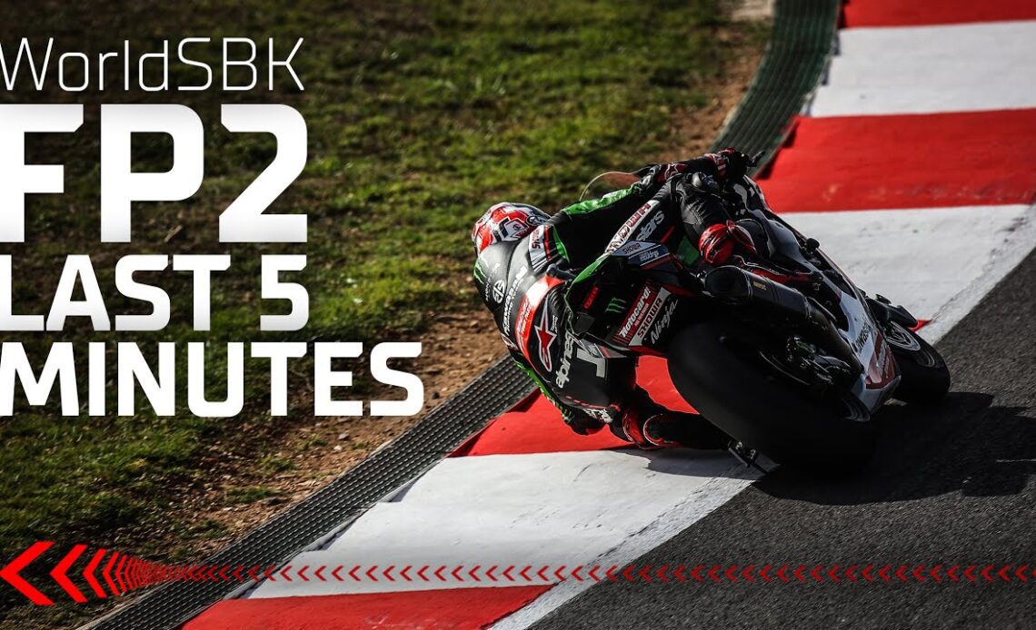 Razgatlioglu & Rea's mind games 🧘‍♂️ in FINAL FIVE MINUTES of FP2 at Portimao 💥 | #PRTWorldSBK