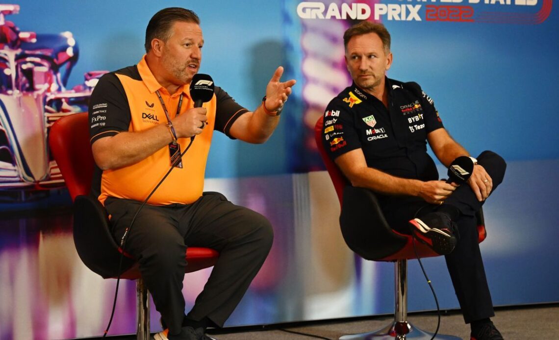 Red Bull boss Christian Horner 'appalled' after McLaren CEO Zak Brown's cheating comments