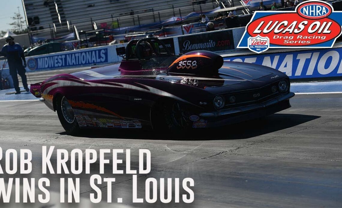 Rob Kropfeld wins Super Gas at NHRA Midwest Nationals