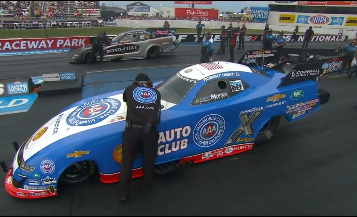 Robert Hight, Chad Green, Top Fuel Funny Car, Qualifying Rnd3, Dodge Power Brokers, U S  Nationals,