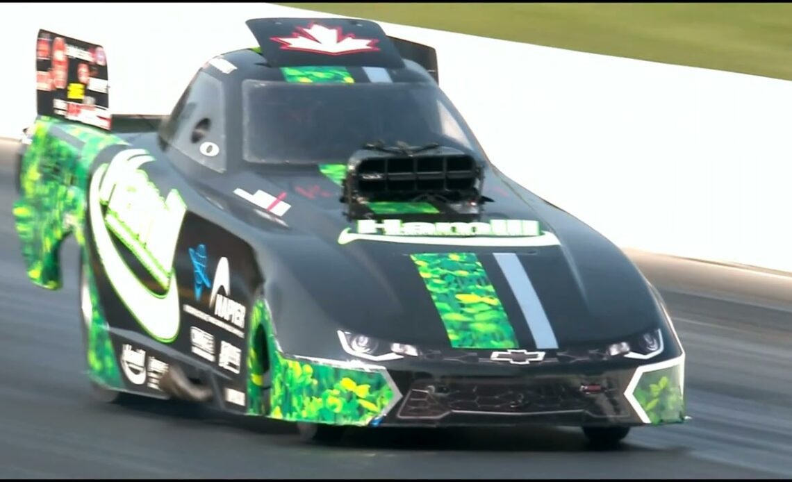 Ryan Stack KaBoom, Top Alcohol Funny Car, Rnd 2 Qualifying, Pep Boys Nationals, Maple Grove Raceway,