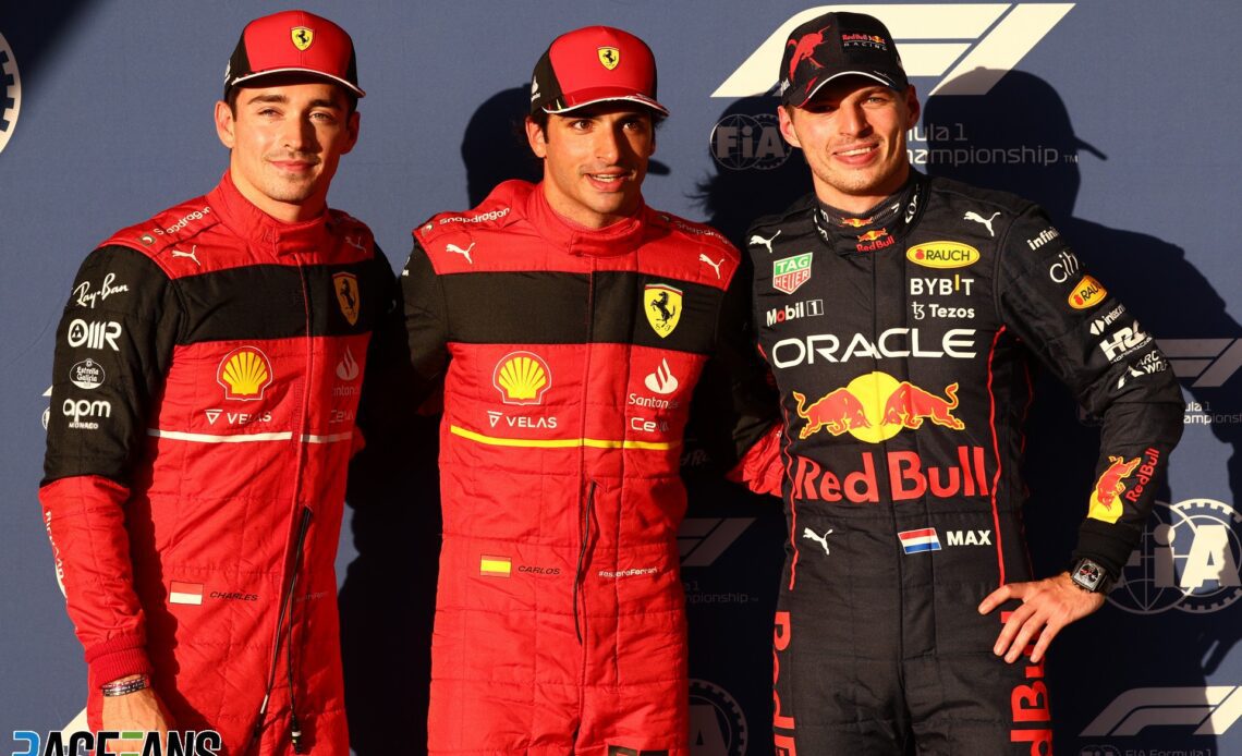 Sainz snatches pole while Leclerc's penalty promotes Verstappen to second · RaceFans
