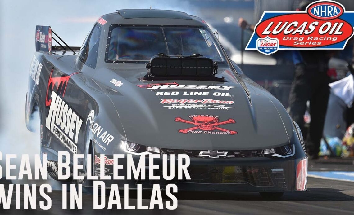 Sean Bellemeur wins Top Alcohol Funny Car at Texas NHRA FallNationals