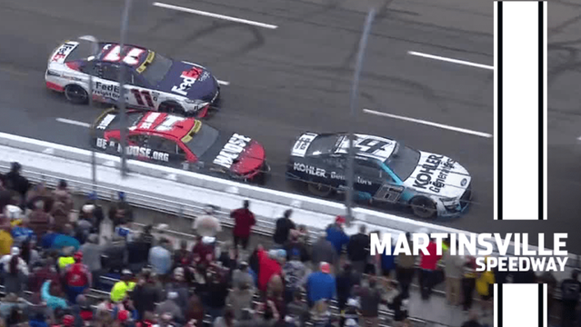 See multiple angles of Chastain’s last-lap move to advance at Martinsville