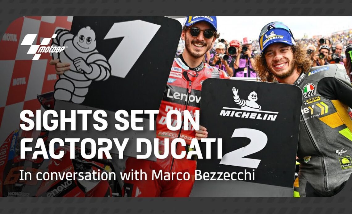 Sights set on becoming a factory rider 👀 | In Conversation with Marco Bezzecchi