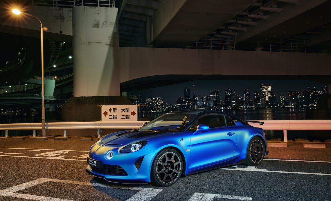 The Fernando Alonso limited edition Alpine A110 R