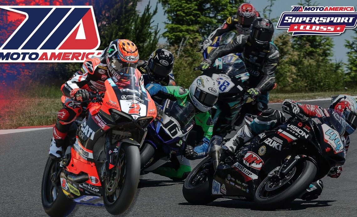 The MotoAmerica Supersport Championship Podium