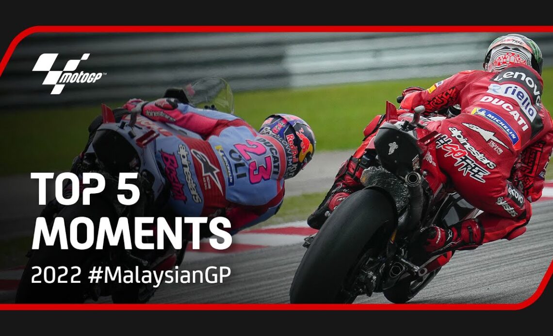 Top 5 MotoGP™ Moments | 2022 #MalaysianGP