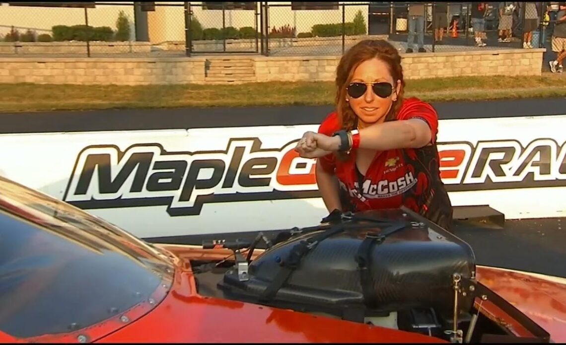 Ulf Leanders, Bob McCosh, Top Alcohol Funny Car, Rnd 2 Eliminations, Pep Boys Nationals, Maple Grove