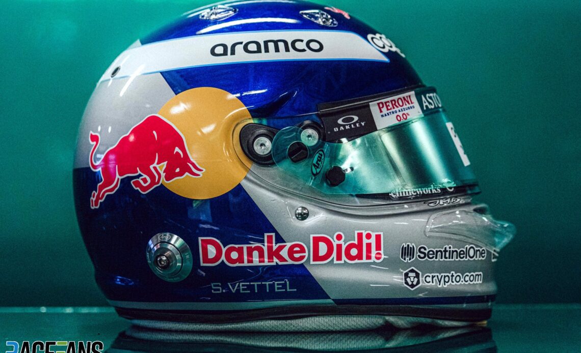 Vettel pays tribute to "great inspiration" Mateschitz with Red Bull helmet · RaceFans