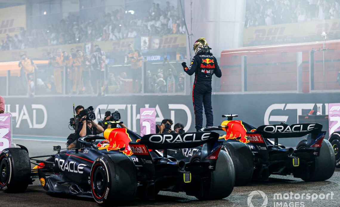 Verstappen was comfortable out in front on Sunday, sending an ominous message to his rivals hoping for better in 2023