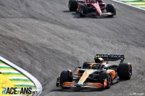 Lando Norris, McLaren, Interlagos, 2022