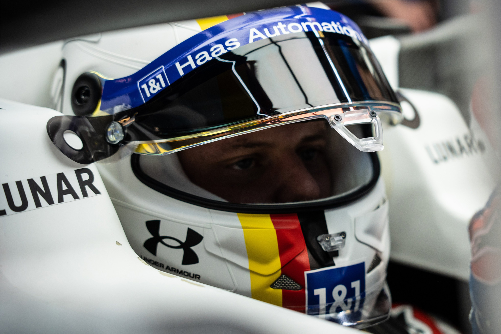 Mick Schumacher's 2022 Abu Dhabi Grand Prix helmet