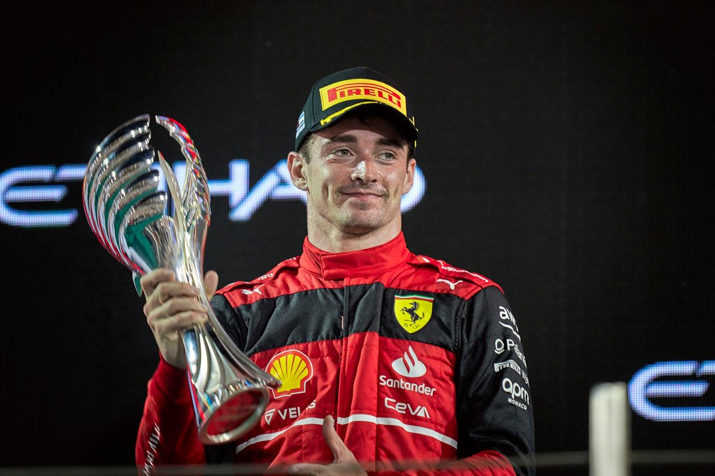Leclerc secured the runner-up spot which appeared to be under threat after qualifying
