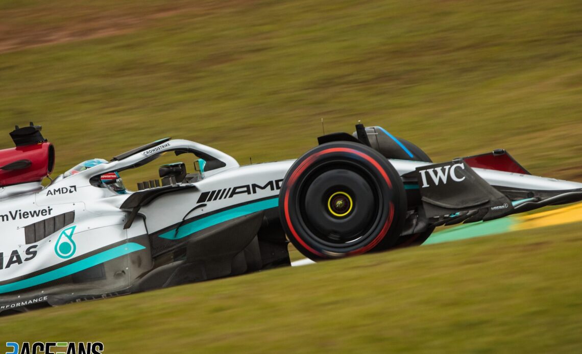 George Russell, Mercedes, Interlagos, 2022