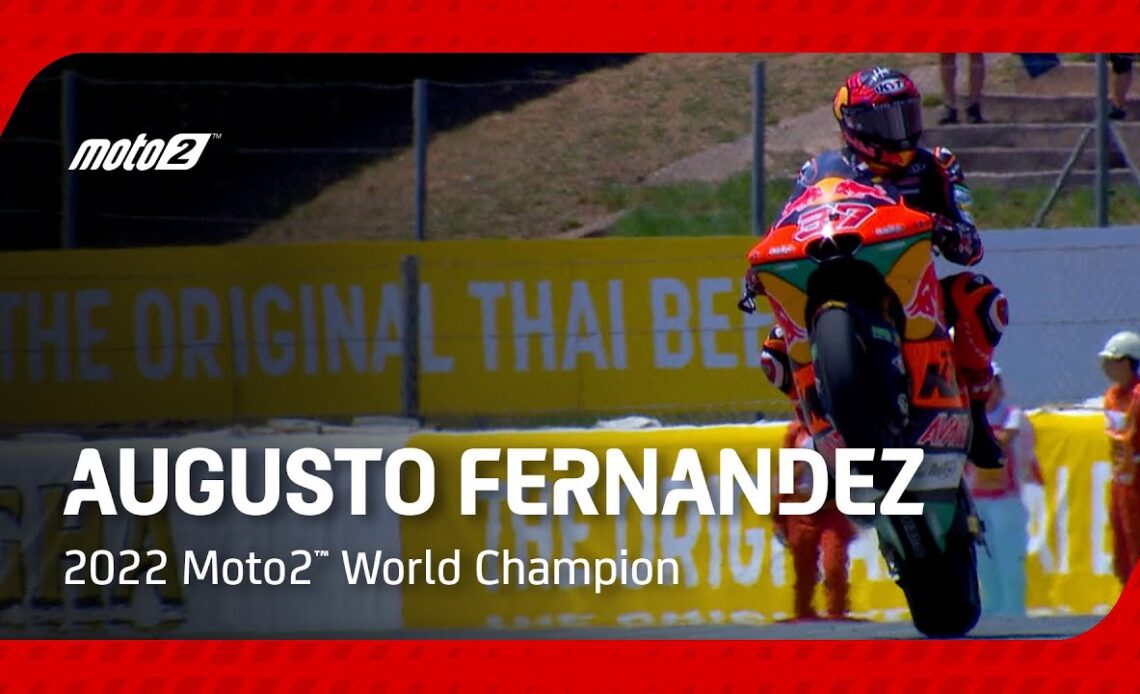 Augusto Fernandez is the 2022 #Moto2 World Champion 🏆 | #FastAF