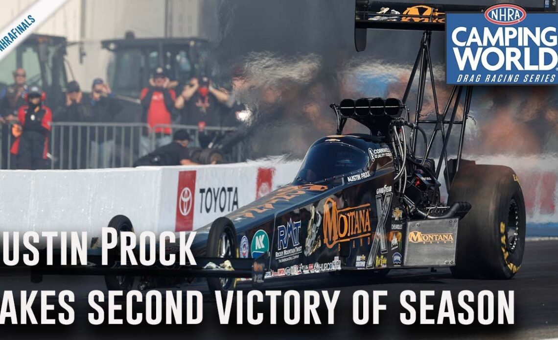 Austin Prock takes his second victory of the season