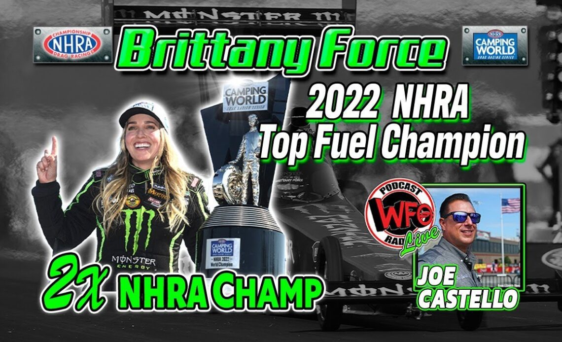 Brittany Force - 2022 NHRA Camping World Top Fuel World Champion