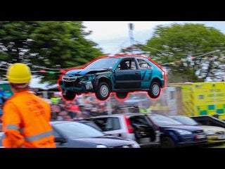 Car Jumping Competition ! Onchan Raceway 2022