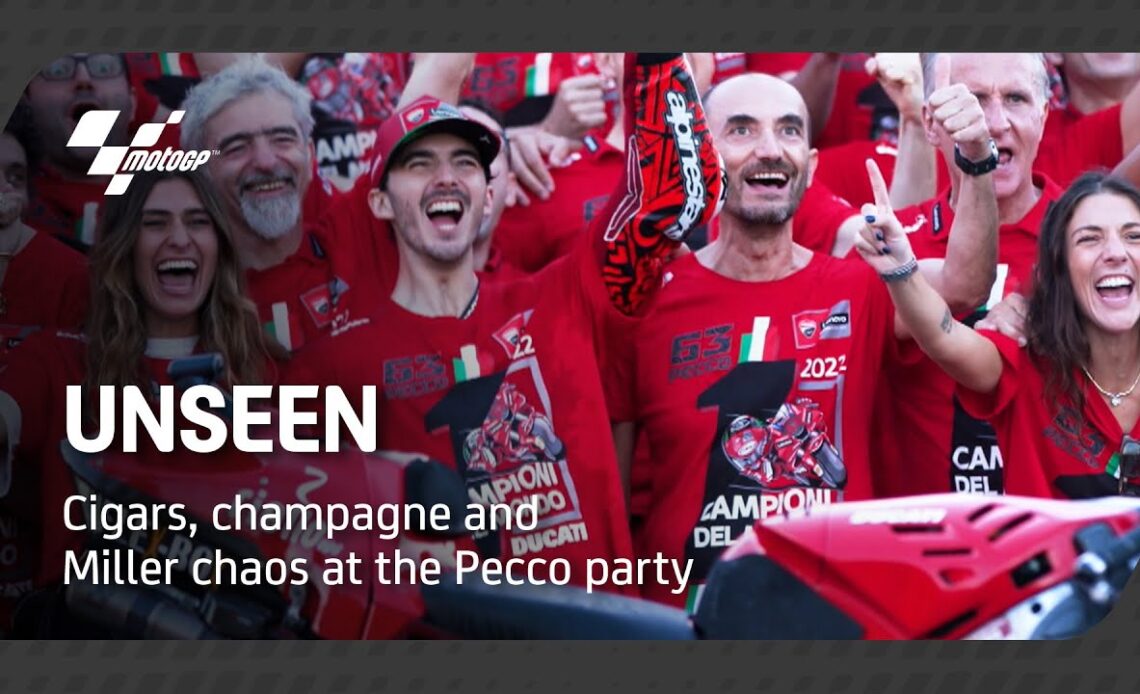 Cigars, champagne and Miller chaos at the Pecco party | UNSEEN - #PerfectComb1nation