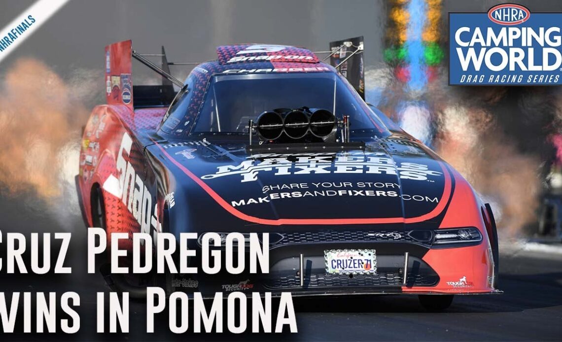 Cruz Pedregon finishes dominant weekend with Wally
