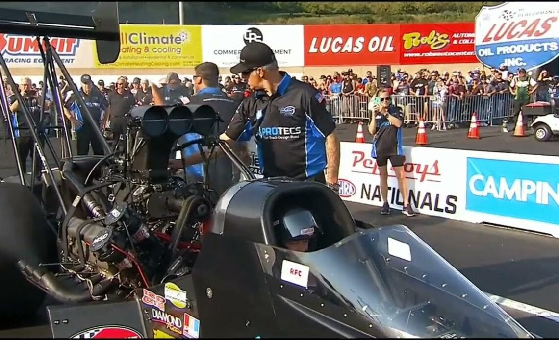 Doug Foley, Jeff Chatterson, Top Fuel Dragster, Rnd 3 Qualifying, Pep Boys Nationals, Maple Grove Ra