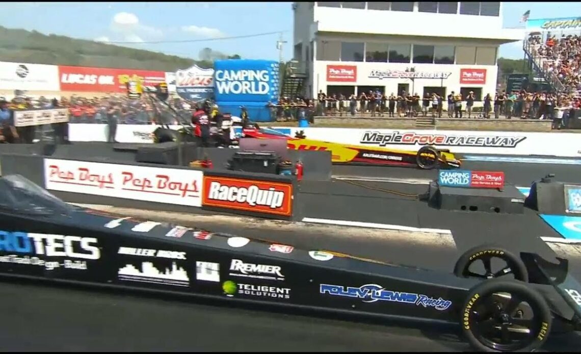 Doug Foley, Shawn Langdon, Top Fuel Dragster, Rnd 2 Qualifying, Pep Boys Nationals, Maple Grove Race