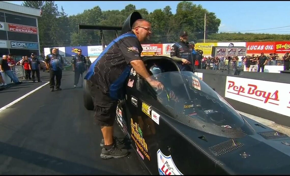 Earl Nichols, Kelly Kundratic, Top Alcohol Dragster, Rnd 1 Eliminations, Pep Boys Nationals, Maple G